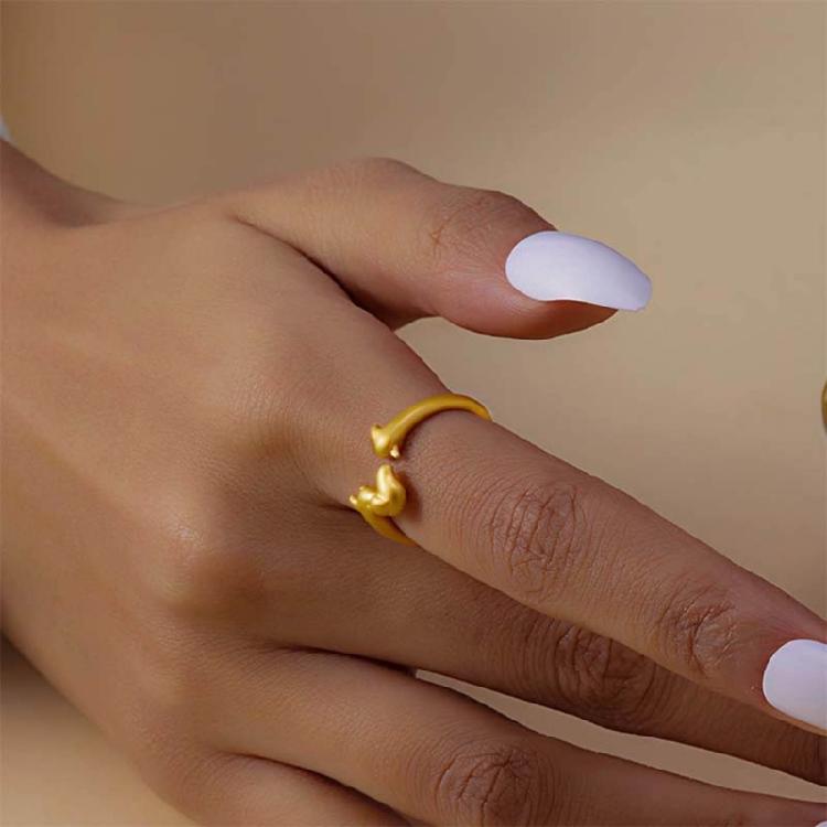 Adorable Dachshund Rings Adornment Animal Theme Rings Jewelry Hiphop Accessories