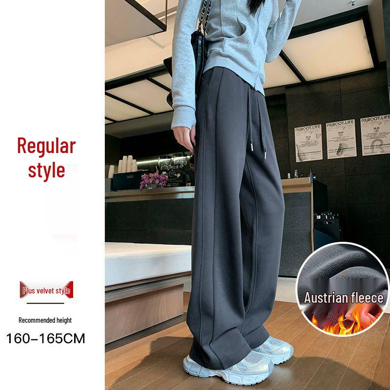 Damen Dicke Graue Fleecegefütterte Jogginghose - Neu für Herbst/Winter 2025, Erhältlich in Schmalen, Weiten und Geraden Beinschnitten.