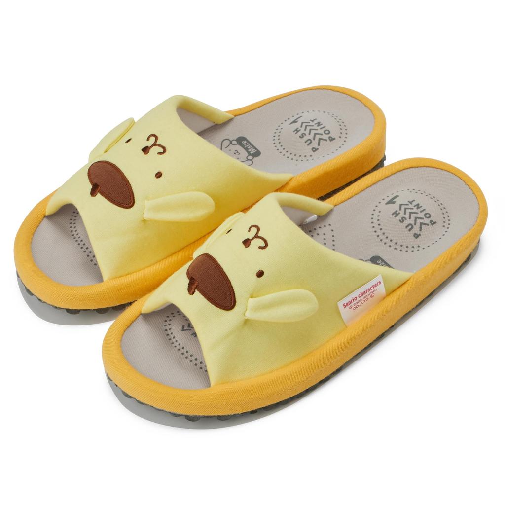 Pompompurin Urocze Wsparcie Zdrowia Stymulacja Stóp Wygodne Chodzenie Stylowe Żółte 262122 Kapcie Buty Domowe Kapcie Do Wewnątrz Buty dla Gości [Relacare]