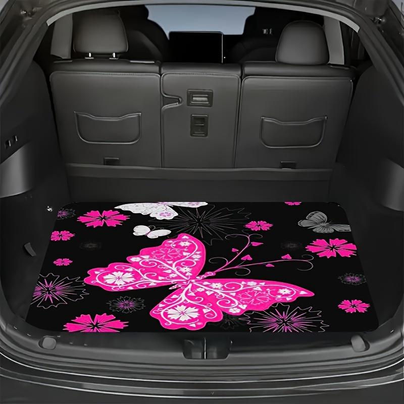 1Pcs Butterfly Car Trunk Mat Anti Slip Cargo Liner Waterproof Rear Storage Protector Floor Mat SUV Sedan Interior Decoration