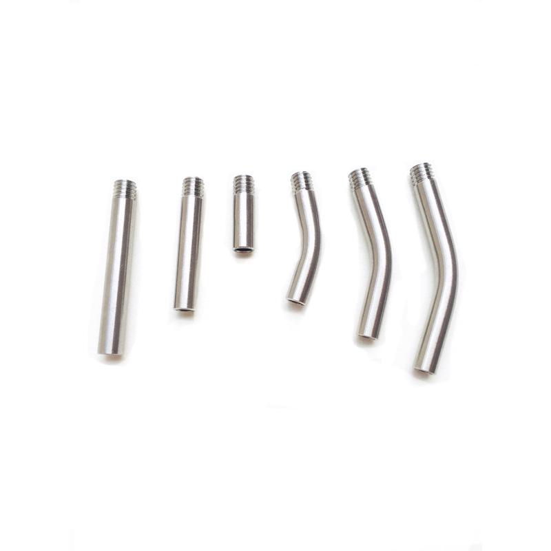 M6 CNC Machine Coolant Nozzle, Stainless Steel, Extended Bent Tube for Spindle Cooling