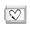 Cute Laser Engraving DIY Italian Charm Bracelet Butterfly Cat Heart Fish Music Beads 9MM Stainless Steel Personalized Jewelry