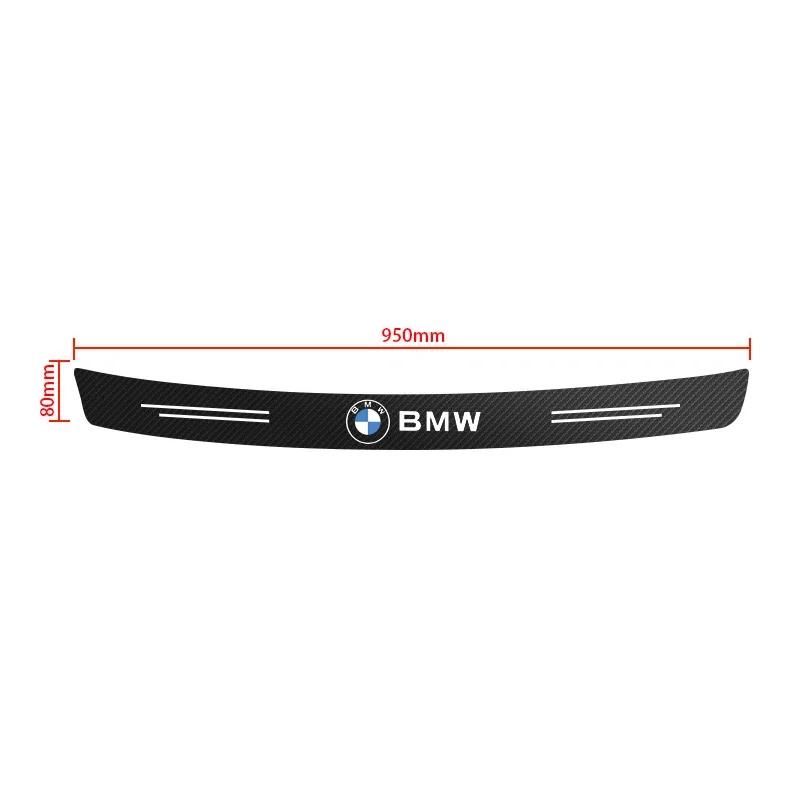 

1Pc Car Carbon Fiber Rear Bumper Trunk Protection Stickers for BMW E90 E60 E61 E93 E87 E36 E46 E53 X1 X3 X5 X6 F30 F20 F10 G30