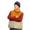 1/64 Men Model Resin Painted Figure Tiny People for Fairy Gardens DIY Scene School Project