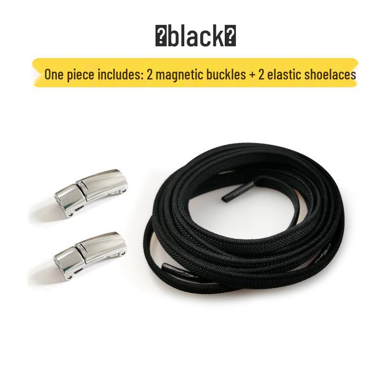 Colorful Elastic Magnetic No-Tie Shoelaces for Adults & Kids
