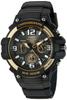 Men's Durable Chronograph Quartz Watch MCW-100H-9A2VCF Stainless Steel Resin Casual Black
