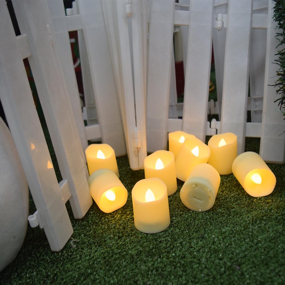 Remote Control LED Ghee Lamp - Romantic Candle Light for Birthday, Wedding, or Dining Table Decor with Timer Function