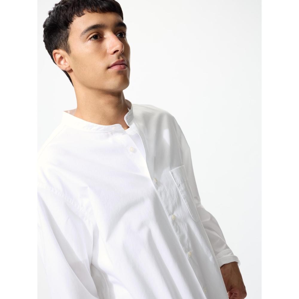 Uniqlo Japan Broadstand Collar Shirt Long Sleeve