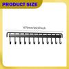 Wall Mounted Badminton Racquet Rack Hanging Hook Large Capacity Sturdy Tennis Racket Holder