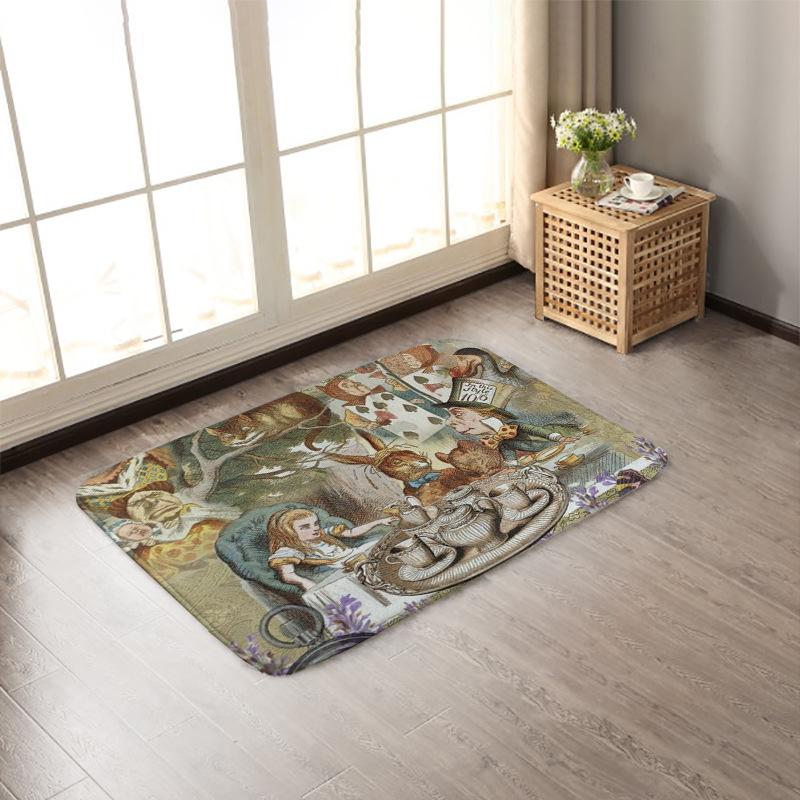 Irish Door Mat St. Patrick'S Day Absorbent Floor Mat Bedroom Shamrock Non-Slip Carpet