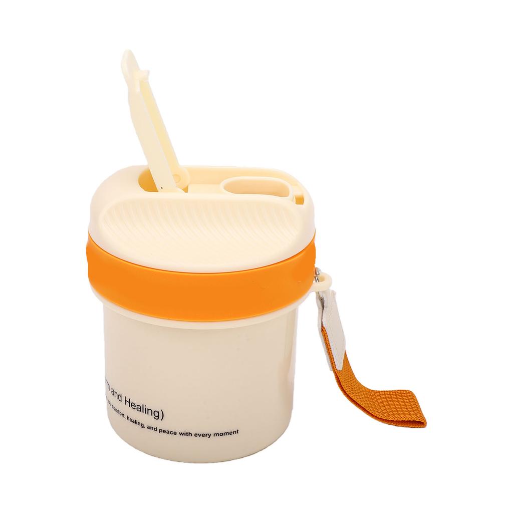 Tablet Bottle Large 4 Compartments Compact Tablet Dispenser Lightproof for Supplements