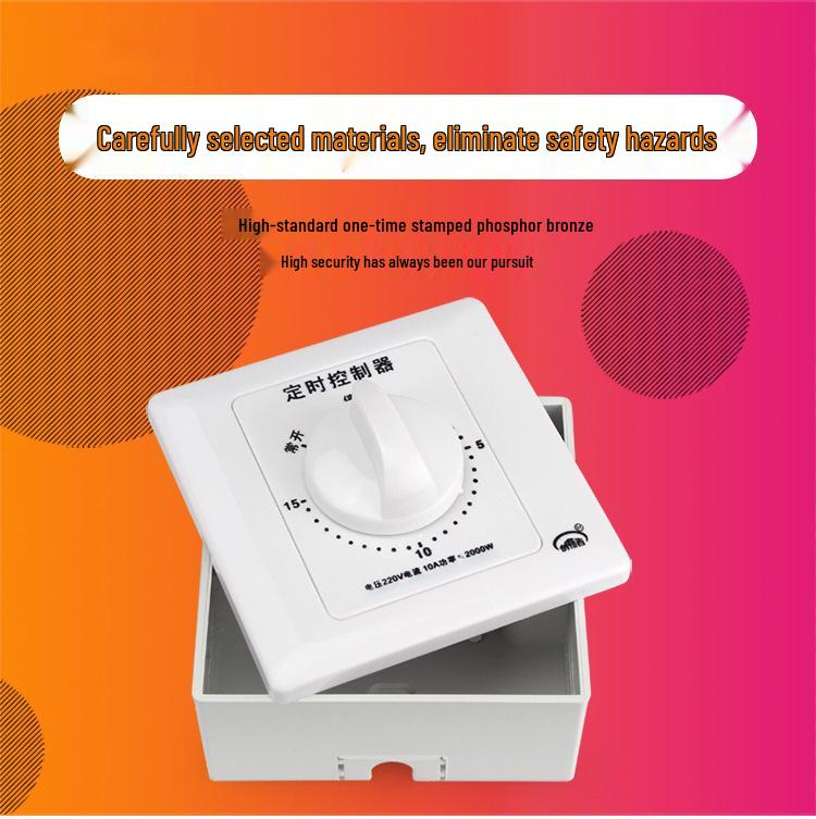 60-Minute 220V Timer Switch: Automatic Power Off for Water Pumps