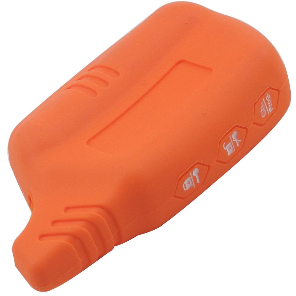 Jingyuqin Panther Schlüsselanhänger Silikonhülle für Original Starline B9/B91/B6/B61/A91/A61/V7 LCD 2-Wege Auto Fernbedienungs-Alarmsystem