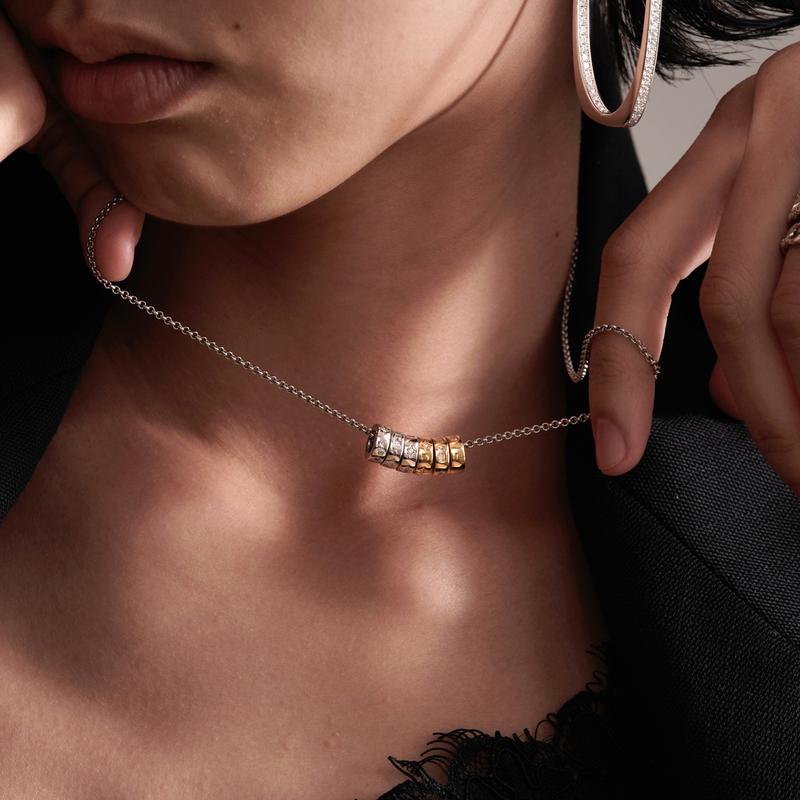 APM Monaco Necklace MORSE CODE Series [Romantic Confession] TOI MOI Morse Code Adjustable Fashion Simple Versatile Exquisite 925 Silver AC6974OXY