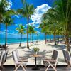Kokosnuss Wandmalereien Strand Tapeten Tropische Landschaft Tapete Für Jungen Mädchen Schlafzimmer Wohnzimmer 3d Strand Tapete Heimdekor