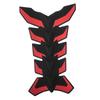 Generic Motorcycle Gas Tank Protector Pad Fuel Tank Cap Sticker 3D Rubber Fuel Tank Fishbone Sticker Universal Oil Tank Sticker