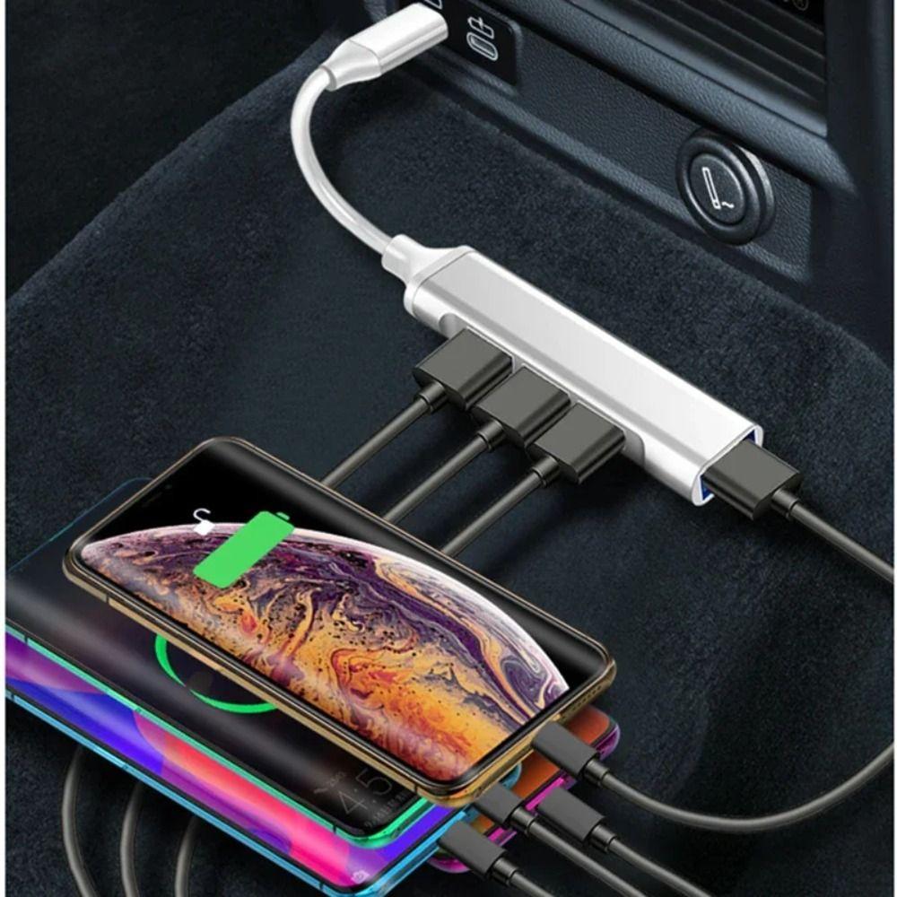 4 Port Type C Splitter Multiport USB&Type-c Adapter USB 3.0 Hub for PC Computer Accessories PC