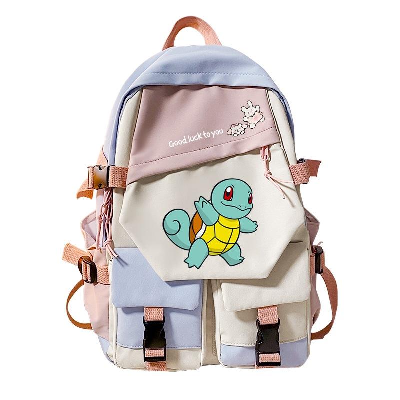 Pokemon Elf Peripheral Printed Casual Backpack Elementary and Secondary School Students Large Capacity Backpack