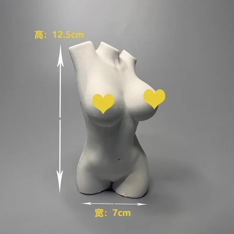 

Минималистичная женская скульптура тела, Гипсовая настольная художественная декорация, Маленькие украшения, Нишевый премиальный диффузор, Высококлассные подарки на день рождения