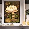DIY 5D Elmas Boyama Lotus Çiçeği Resim Yeni 2023 Mozaik Sanatı Elmas Nakış Çapraz dikiş kitleri Kristal Kakma Ev Dekor U48