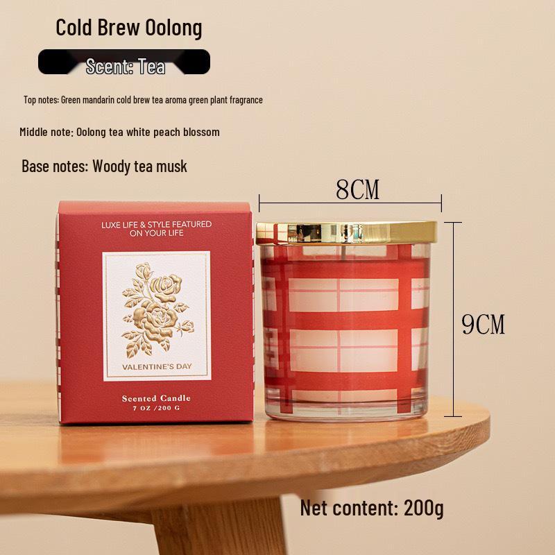 

Scented Soy Wax Candle Gift Box for Bedroom & Special Occasions Net Weight 200g