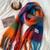 Warm Long Tassel Scarves Soft Neck Warmer New Scarves Bib  Outdoor Sports