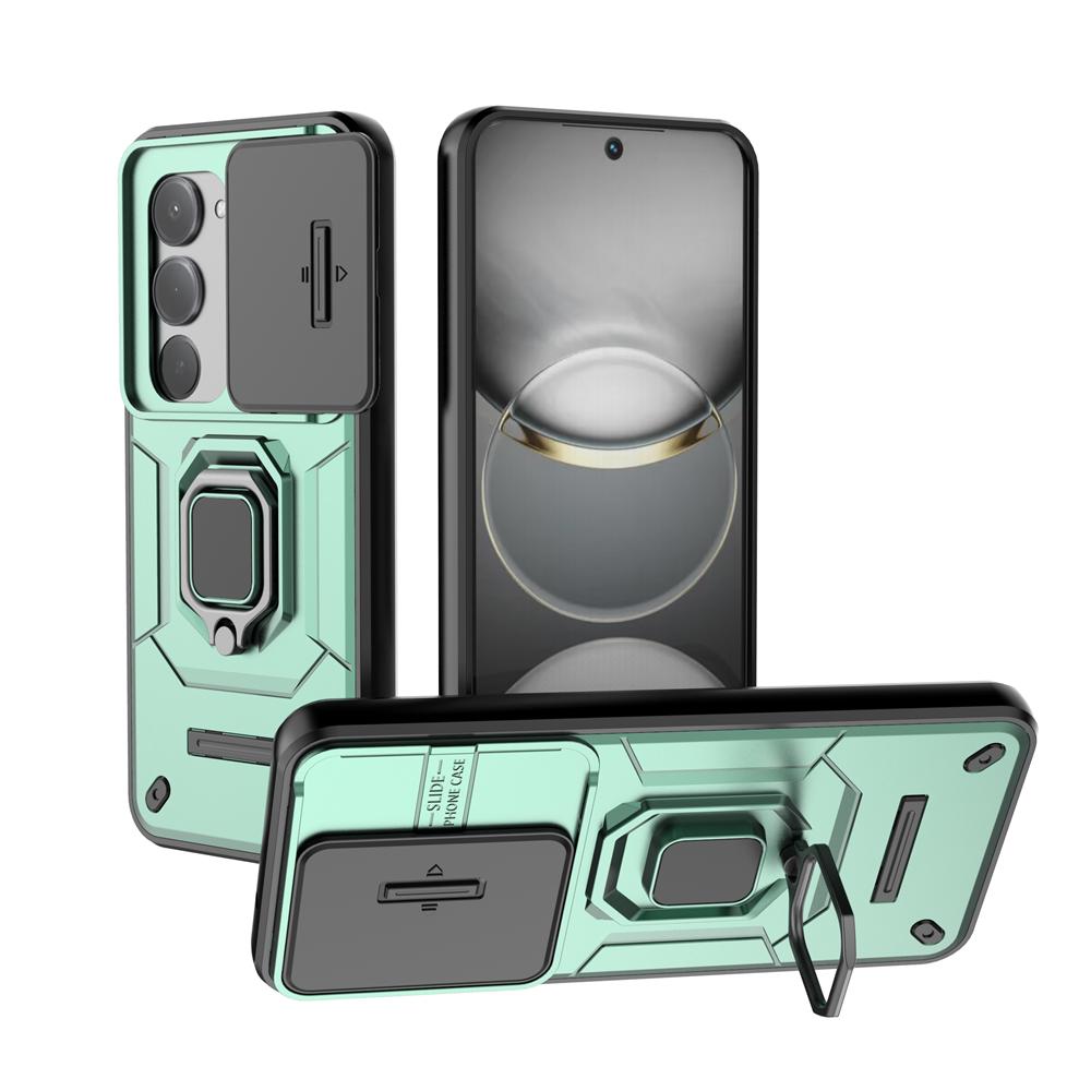 Pro Xiaomi Redmi 15 5G 169mm Pouzdro Magnetický Držák Prstenu Pancéřové Pouzdro na Telefon pro Redmy 15 Redmi15 5G Posuvný Kryt Kamery Ochrana Zadního Krytu
