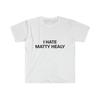Ich hasse Matty Healy T-Shirt Vintage Streetwear Top für den Alltag Mode Grafikdesigner Kleidung Atmungsaktiv Leicht