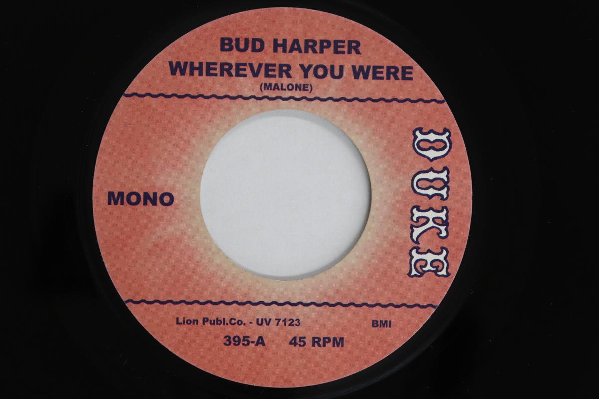 

7-дюймовая пластинка BUD HARPER / BOBBY BLAND - Wherever You Were / Shoes 395 DUKE 2004 UK Soul/Funk Б/У