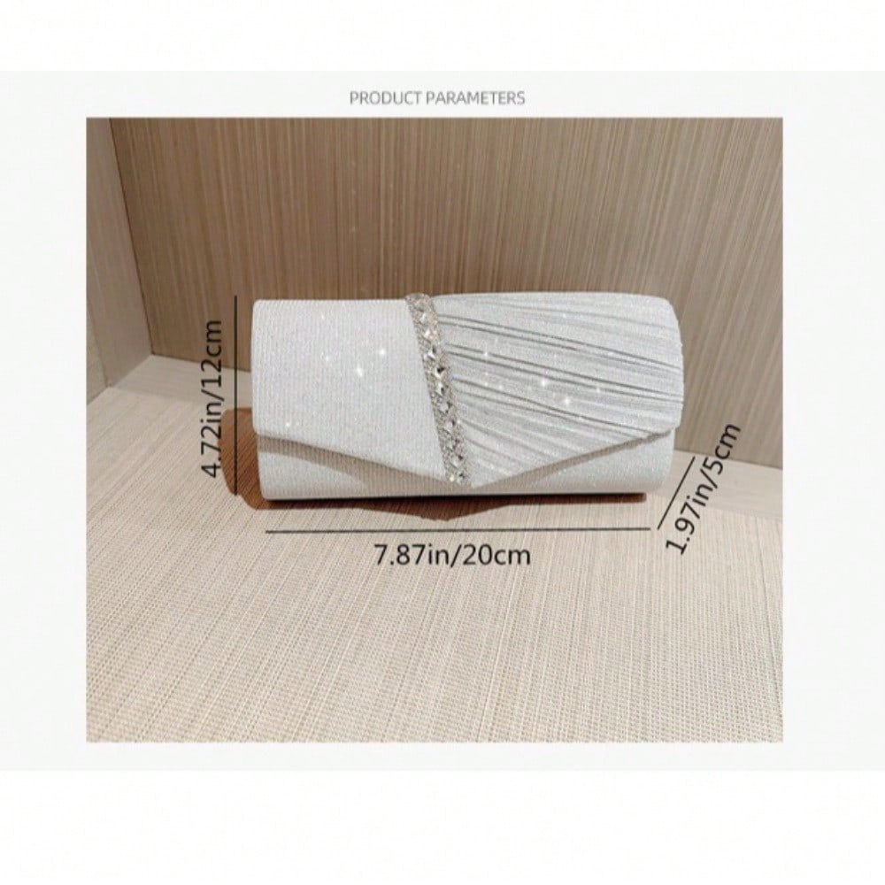 Handbag Shiny Small Handbag Envelope Bag Women's Dinner Bag Dress Bag Matching