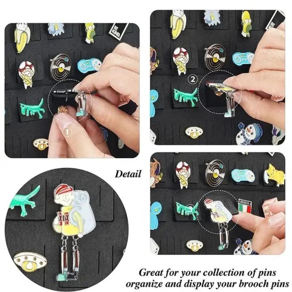 

Detachable Felt Jewelry Organizer Space Saving Earrings Display Stand Home сірий