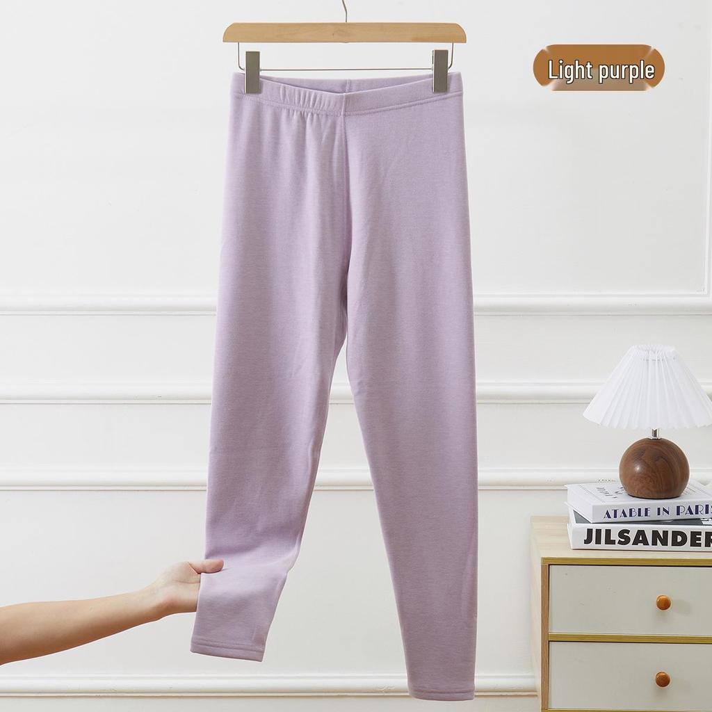 Women's Plus Size Quick-Warming Thermal Leggings - Autumn/Winter Cotton Fleece, Thickened, Heat-Generating, and Warm Line Design