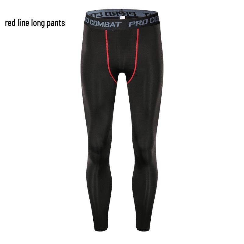 

Men s Quick-Dry Sports Tights: Breathable Elastic Pants for Running, Basketball & Cycling S