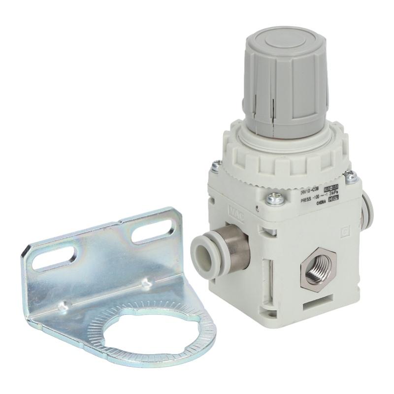 Vacuum Pressure Valve SMC Type Pneumatic Vacuum Pressure Regulator With Bracket For 8mm OD Pipes