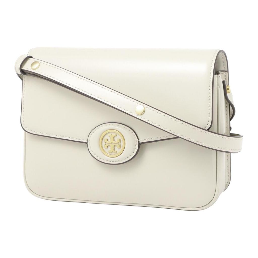 Tory Burch Robinson 21 Magnetic Flap Closure Adjustable Shoulder Strap Patent Leather Crossbody Bag Women Bags Shea-Butter-Yellow 143122-704
