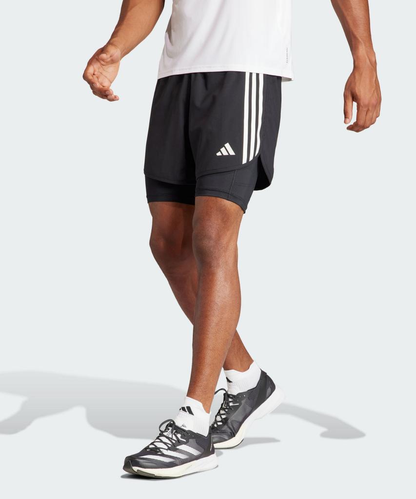 adidas Own The Run 3S Two-In-One Shorts Iq3808