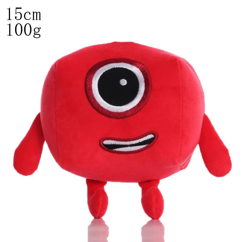 14-18cm Cartoon Number Plush Doll Toys Educational Stuffed Movie Anime Kids Early Childhood Birthday Christmas Gift