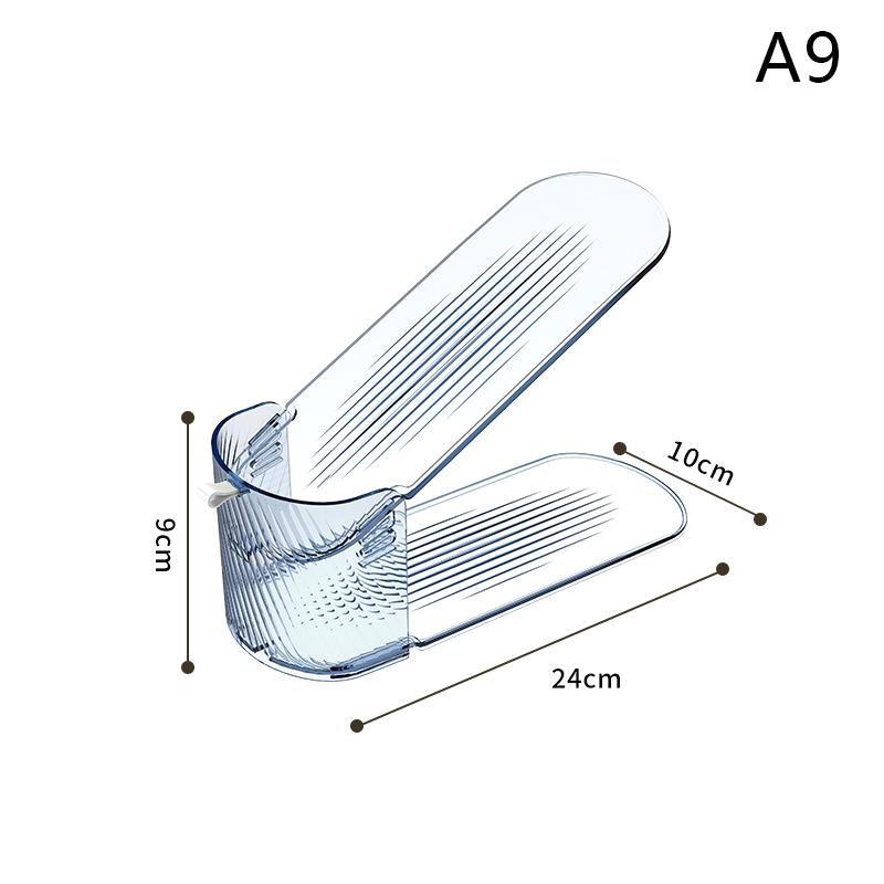 1Pcs Integrated Shoe Support Shoe Cabinet Storage Rack Shoe Storage Rack Space-saving Removable Double-layer Adjustable Rack