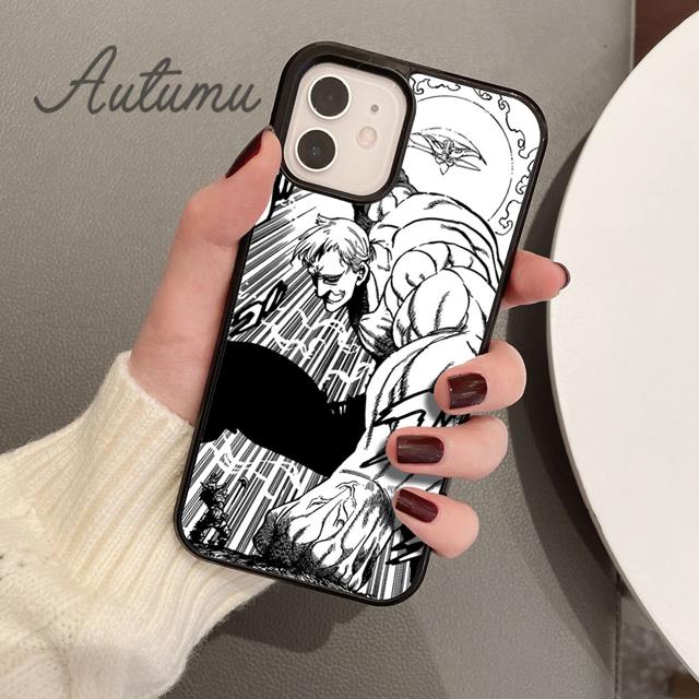 

Чехол для телефона Escanor Ban Seven Deadly Sins для iPhone 11 12 13 14 Pro Max mini XR XS SE 2020 7 8 Plus Samsung S21 S22 iPhone 14pro max