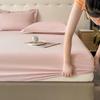 2024 Non-slip Solid Color Single Bed Fitted Sheet Dust Cover - Ins Style