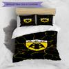 3pcs Duvet Cover Set (1*Duvet Cover + 2*Pillowcase, Without Core), AEK Athens FC Print Bedding Set, Bedroom Decor, All‑Season, Birthday Gift