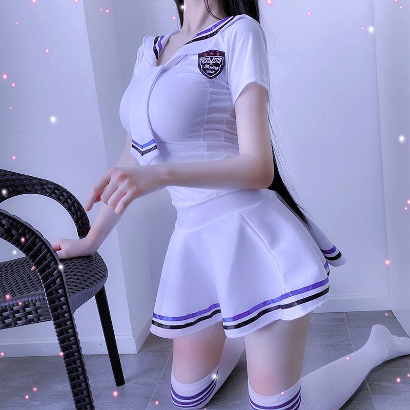Sexy Lingerie, Feminine Sailor Suit, Plus-Size Uniform, Tempting Passion, No Need To Take Off, Role-Playing 6517