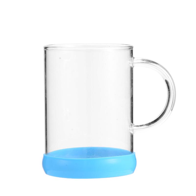 Heat-Resistant Glass Handle French Press Coffee Pot with Measuring Cup