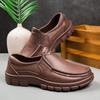 Fashion Large Size Lightweight Casual Shoes Men's Oil and Slip Resistant Chef Shoes One Stirrup Driving Shoes Garden Shoes Soft