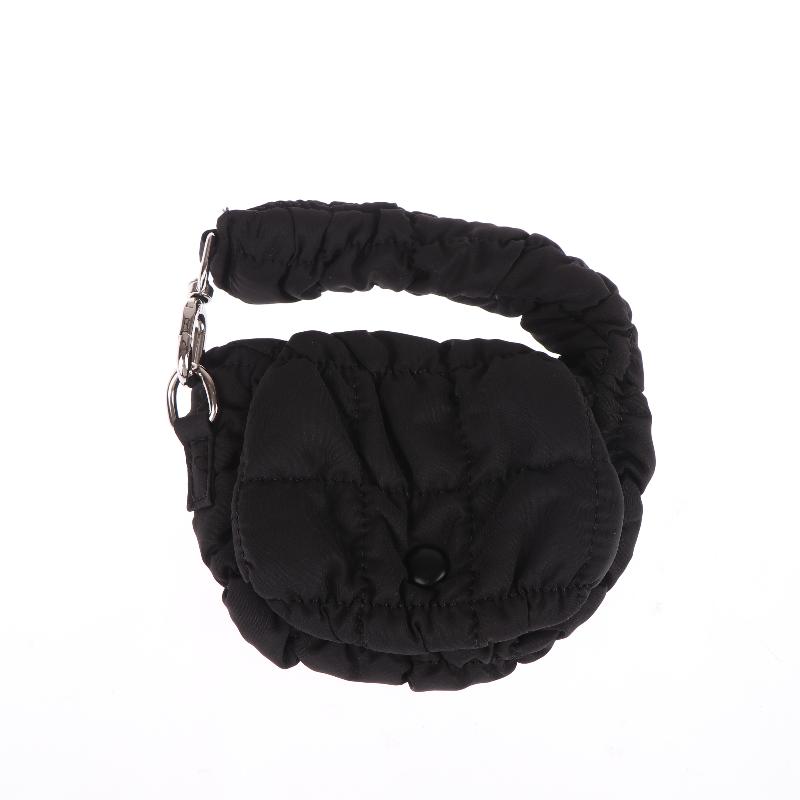 Mini Bag Mini Cloud Waist Pack Lightweight Solid Secure Button Closure With Decorative Coin Purse And Headphone Bag