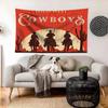 Bandiere da Cowboy a Cavallo Protezione Solare Resistenti al Vento Bandiera da Esterno Decorazione per Festival per Cortili Giardini Negozi Campeggio