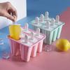 Popsicle Molds Silicone 4/6/10 Cavity Popsicle Trays Freezer Homemade Ice Cream Molds BPA Free Ice Pop Easy Release Mold