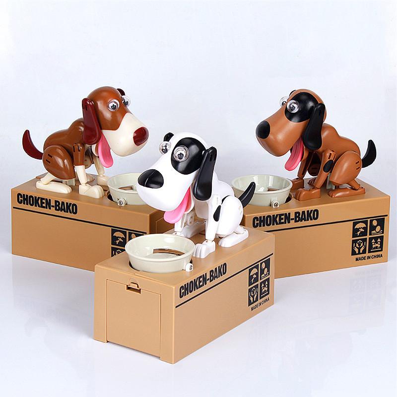 Coin Electric Piggy Bank  Money Stealing Dog Savings Box Cartoon Puppy Toy Gift
