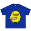 Funny Duck with Knife Graphic Print Unisex Unisex Fashion Hip Hop Shortsleeved Tshirt Summer Loose Casual Cotton Harajuku Tshirts