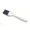 Heavy Duty Basting Brush, Stainless Steel & Heat Resistant Silicone for Grilling Baking BBQ - Non-Stick Easy Clean with Handle